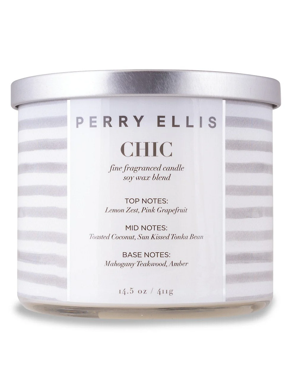 Chic 3 Wick Candle by Perry Ellis