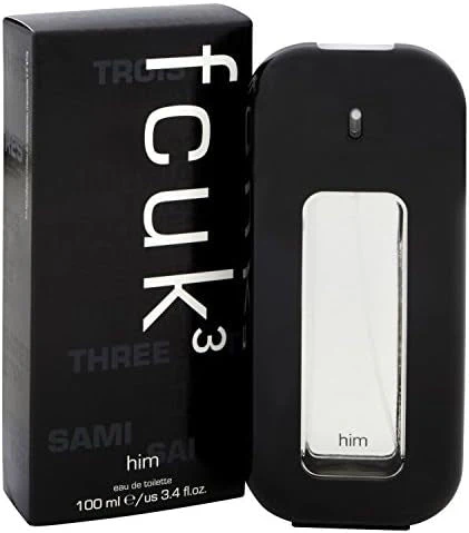 Fcuk 3 Eau de Toilette for Men