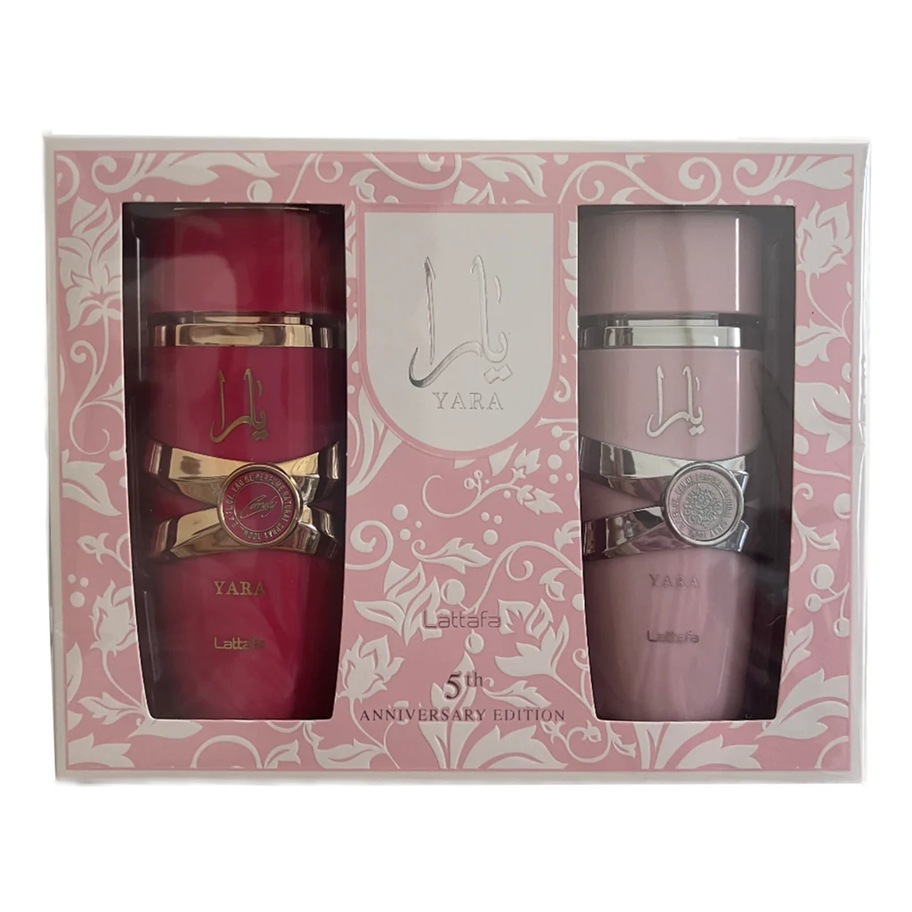 Lattafa Yara Gift Set (includes Yara Classic 3.4oz + Yara candy 3.4oz ) for Women