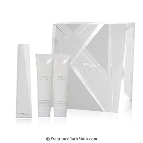 Pitbull Woman Eau De Parfum 3 Piece Gift Set