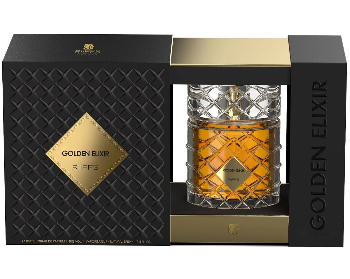 Riiffs Golden Elixir Eau De Parfum Luxury Perfume Unisex
