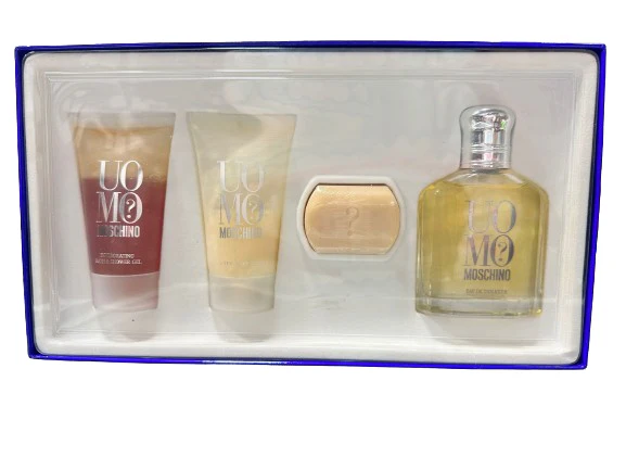 Uomo Moschino for Men by Moschino 4pc Gift Set